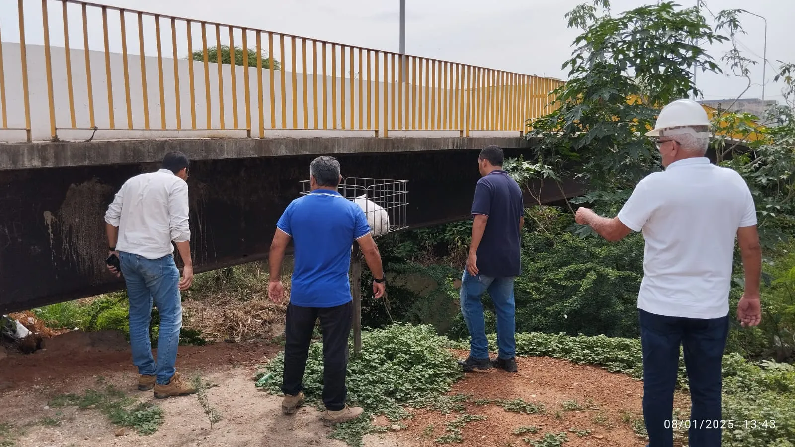 Equipe técnica do DER-PI realiza vistorias em pontes de Picos