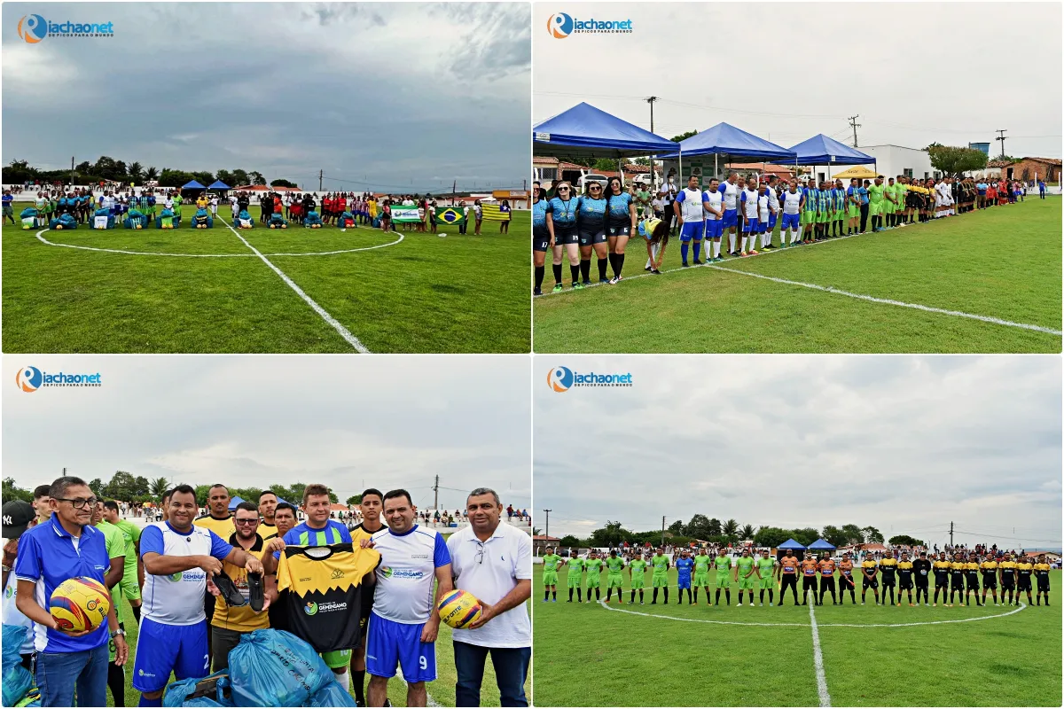 Prefeitura de Geminiano realiza abertura da ‘Copa Barbosão’, entrega uniformes e incentiva o esporte; veja fotos