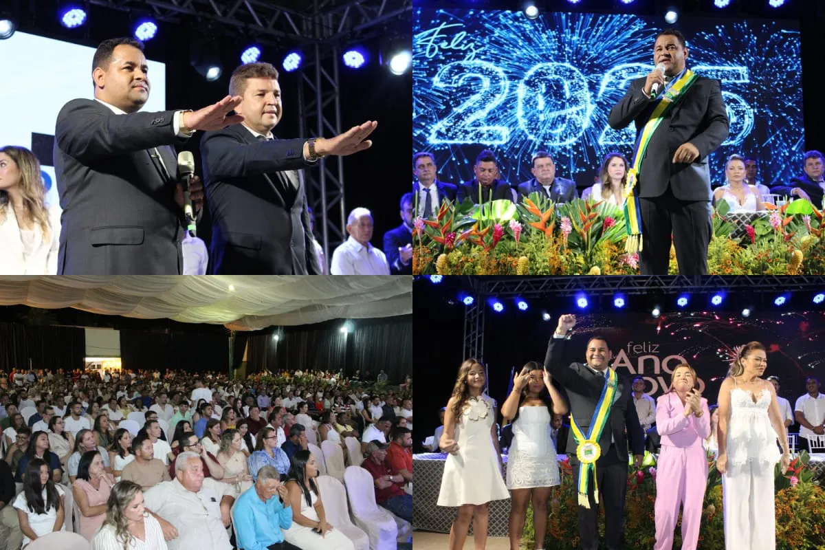 Jaillson Campos e Galego de Paster são empossados para o primeiro mandato em Geminiano; veja fotos