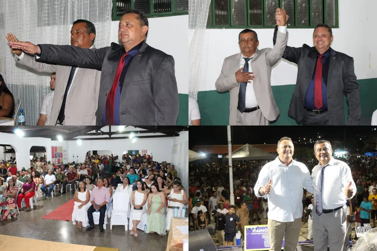 Miguel Rodrigues e João Batista são empossados para o segundo mandato em Itainópolis; veja fotos