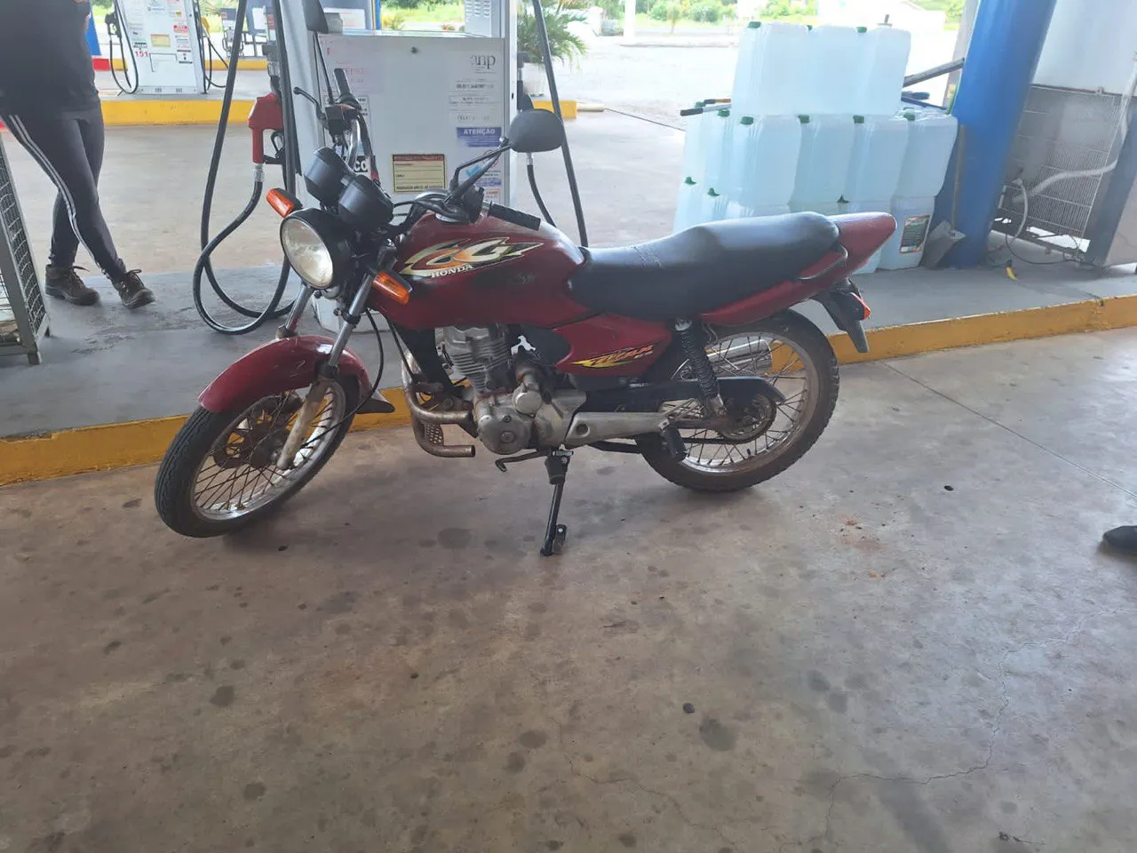 GPM de Ipiranga do Piauí prende homem suspeito de furtar motocicleta