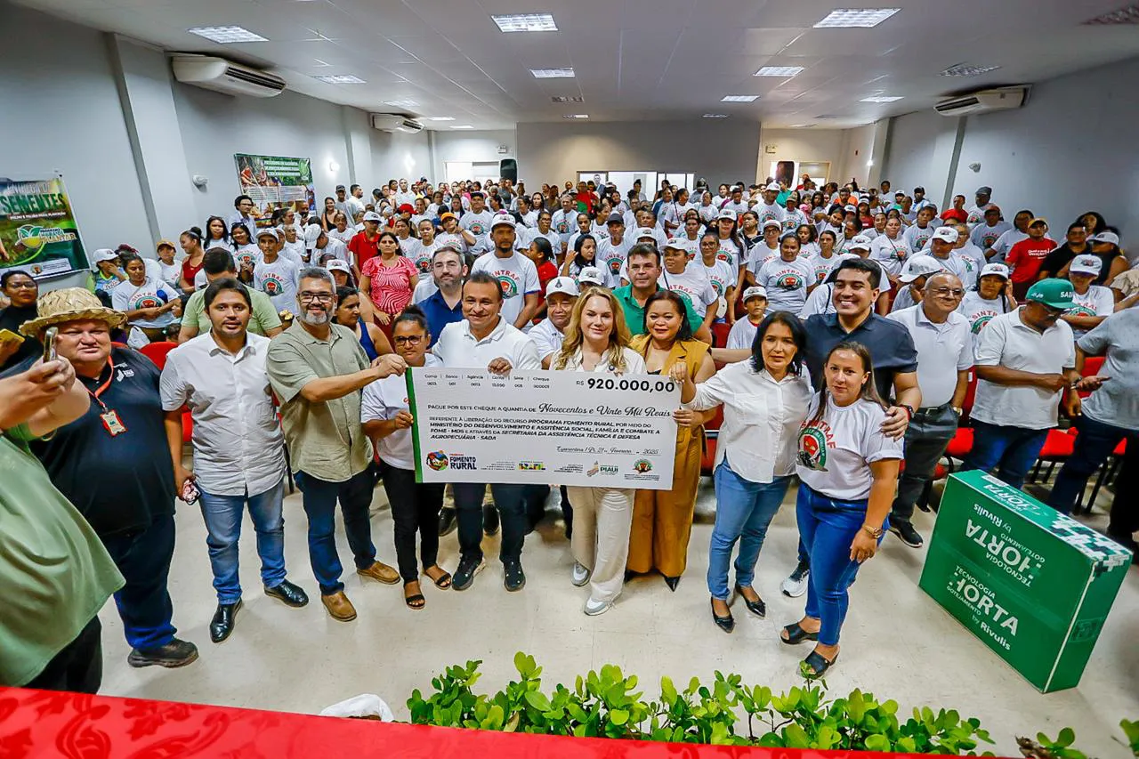 Programa Fomento Rural libera R$ 1,3 milhão para agricultores de baixa renda em quatro cidades do Piauí