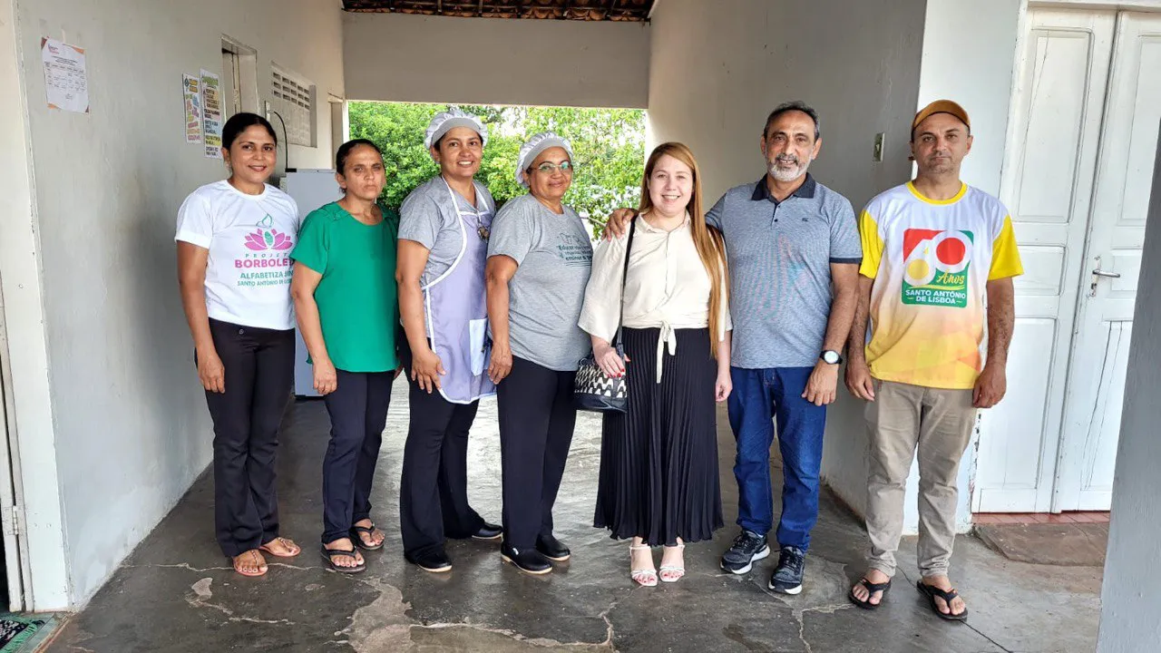 Santo Antônio de Lisboa: Prefeito Erivaldo Lopes visita Escola Antônio Sabino e reforça compromisso de promover ambiente educacional de qualidade
