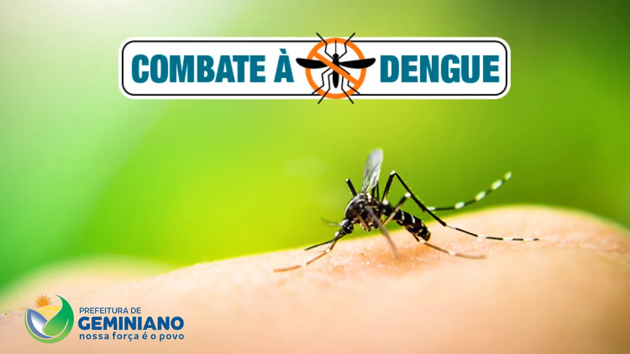 Prefeitura de Geminiano lança campanha de combate à dengue com mutirões e ações educativas
