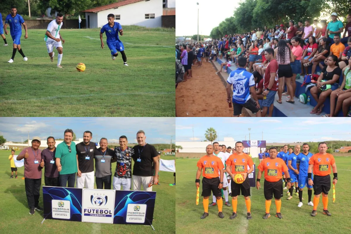 Com presença de ex-jogadores da Seleção Brasileira, Vasco e Flamengo, 11º Campeonato Municipal de Futebol inicia em Itainópolis  