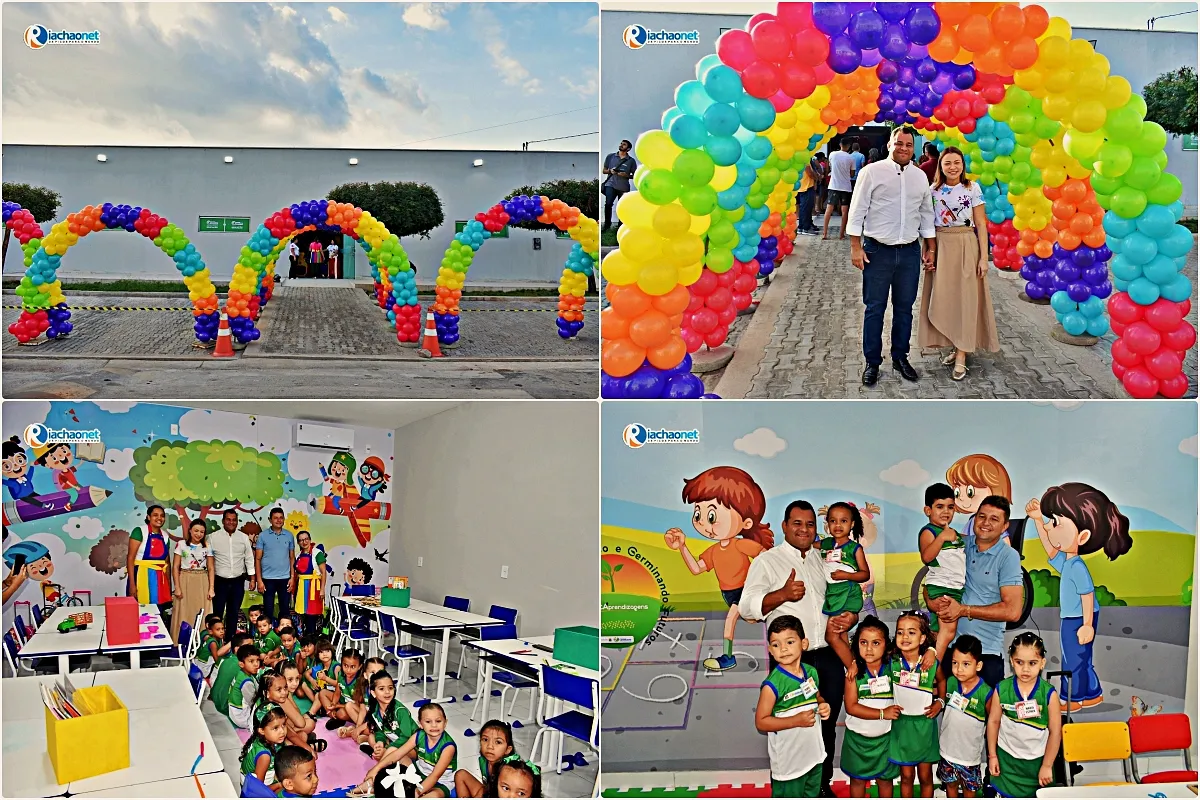 Prefeitura de Geminiano entrega Nova Creche Municipal com estrutura ampla e moderna e beneficia 164 crianças