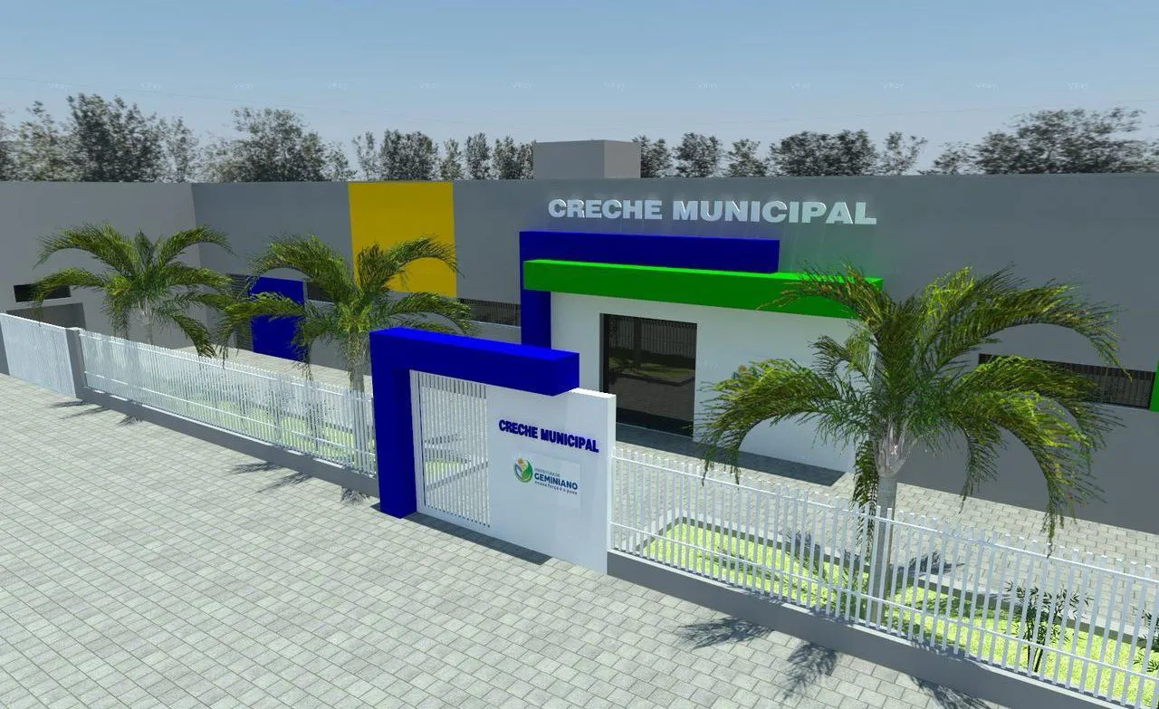 Nova Creche Municipal de Geminiano inicia atividades nesta segunda-feira, 24 de março