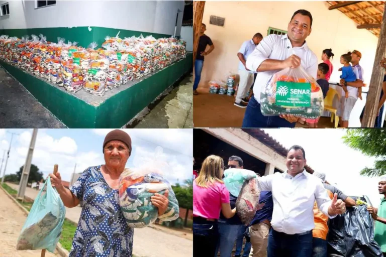 Prefeitura de Geminiano distribui mais de 30 mil quilos de cestas básicas e peixes em alusão à Semana Santa