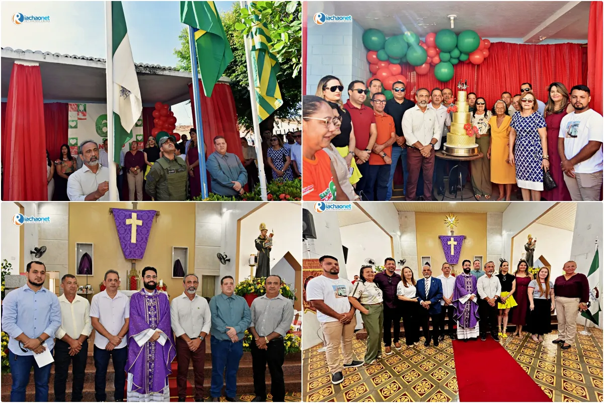 Ato cívico, corte do bolo e Missa em Ação de Graças celebram o 61º aniversário de Santo Antônio de Lisboa