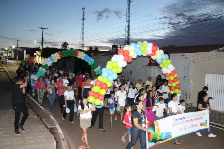 Prefeitura de Geminiano realiza caminhada e promove conscientização sobre crianças atípicas