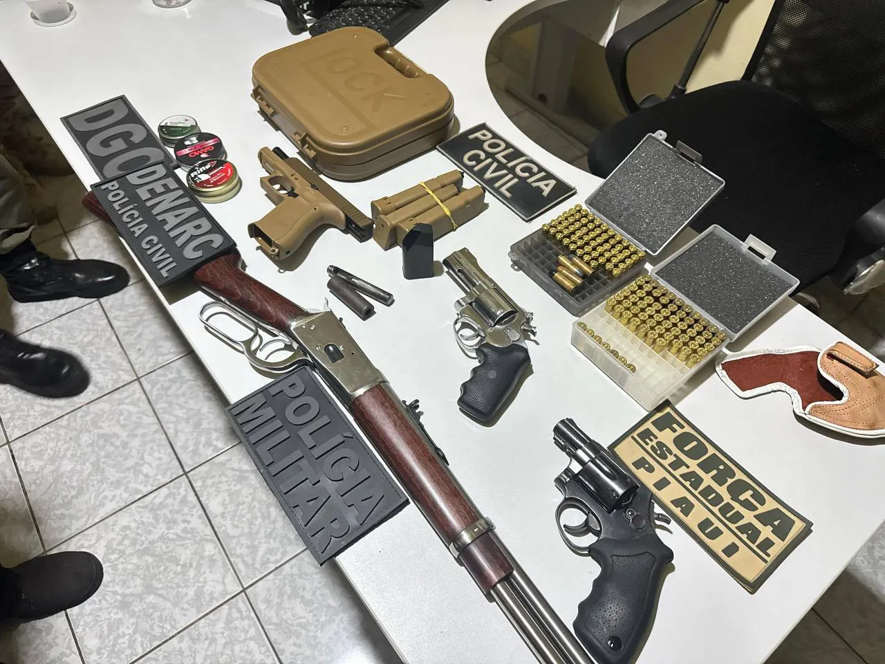 DENARC e PM deflagram operação conjunta contra facções criminosas em Simões e Caridade do PI