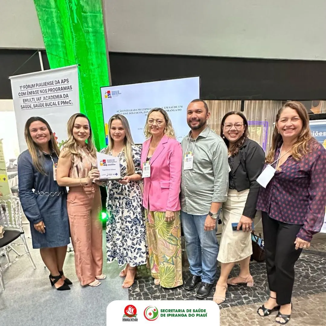 Representantes de Ipiranga participam do Encontro de Gestores de Saúde do Piauí