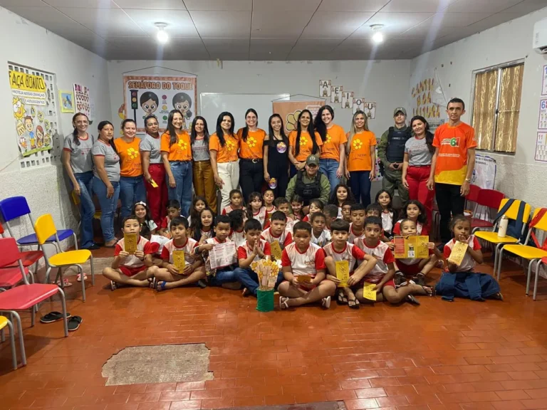 Prefeitura de Santo Antônio de Lisboa segue realizando ações da campanha Maio Laranja nas escolas da zona rural