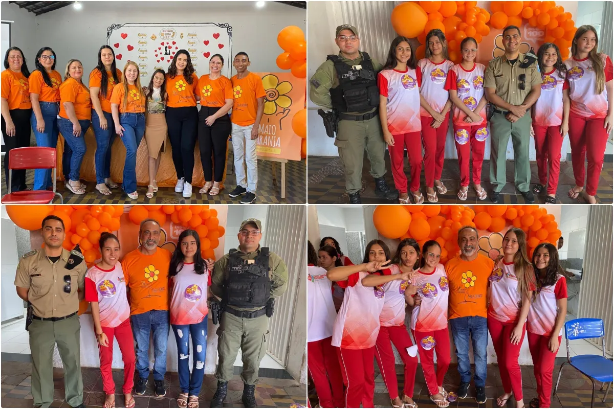 Prefeitura Santo Antônio de Lisboa realiza segundo dia de atividades da campanha Maio Laranja