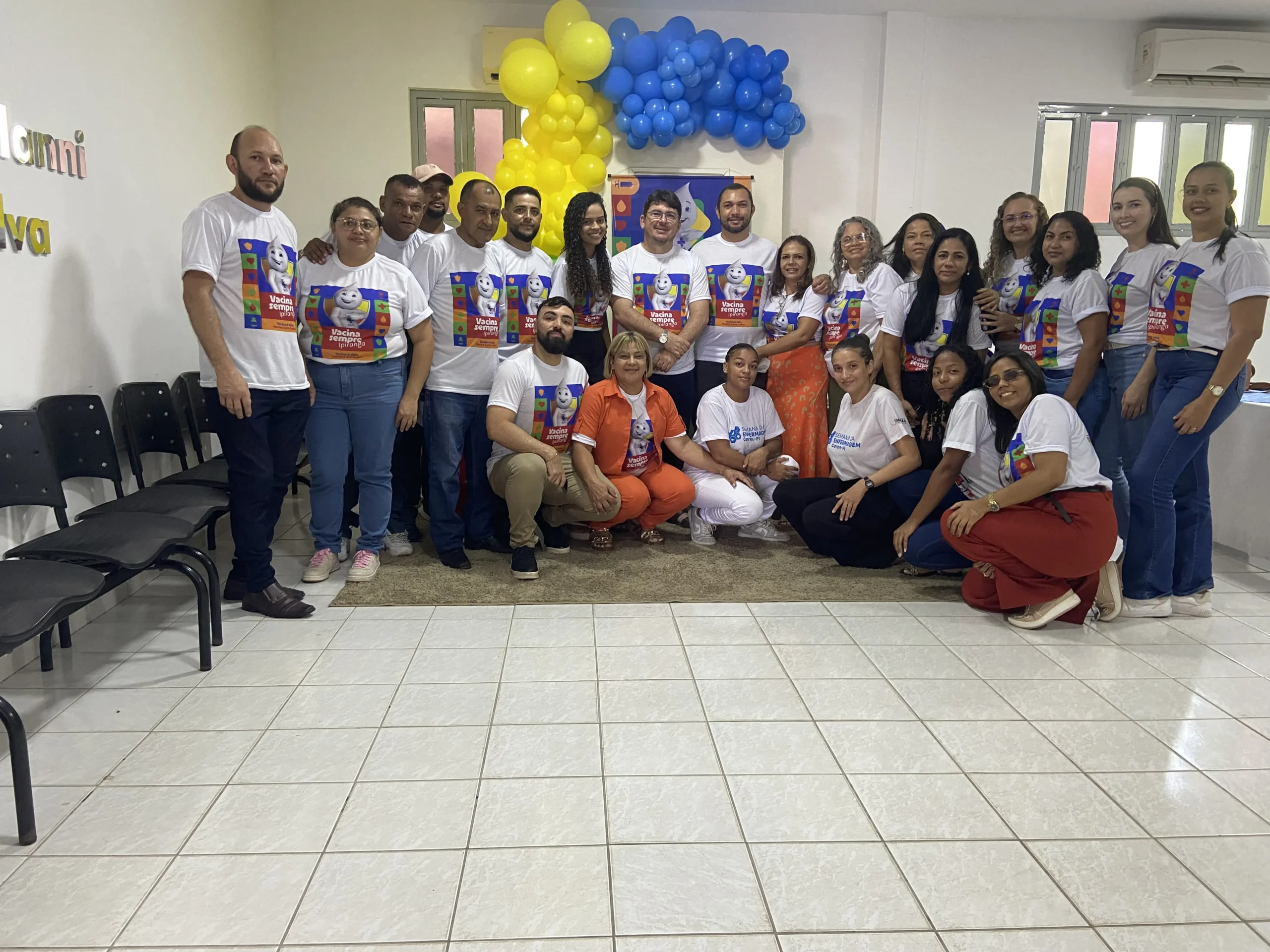 Saúde de Ipiranga do Piauí realiza Dia D da Campanha de Vacinação contra Influenza