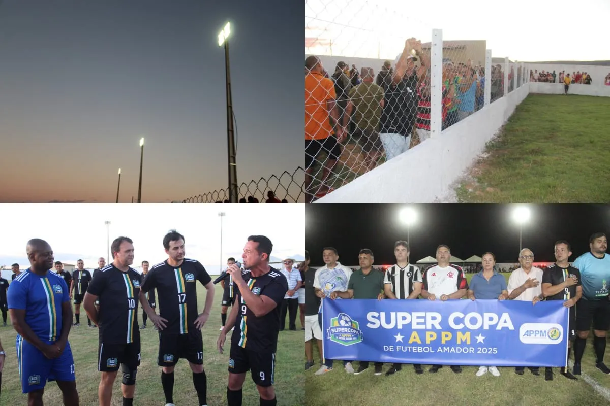 Prefeitura de Sussuapara promove partida festiva com presenças de Petković e Zé Roberto em dia histórico de inaugurações e abertura da Supercopa APPM  
