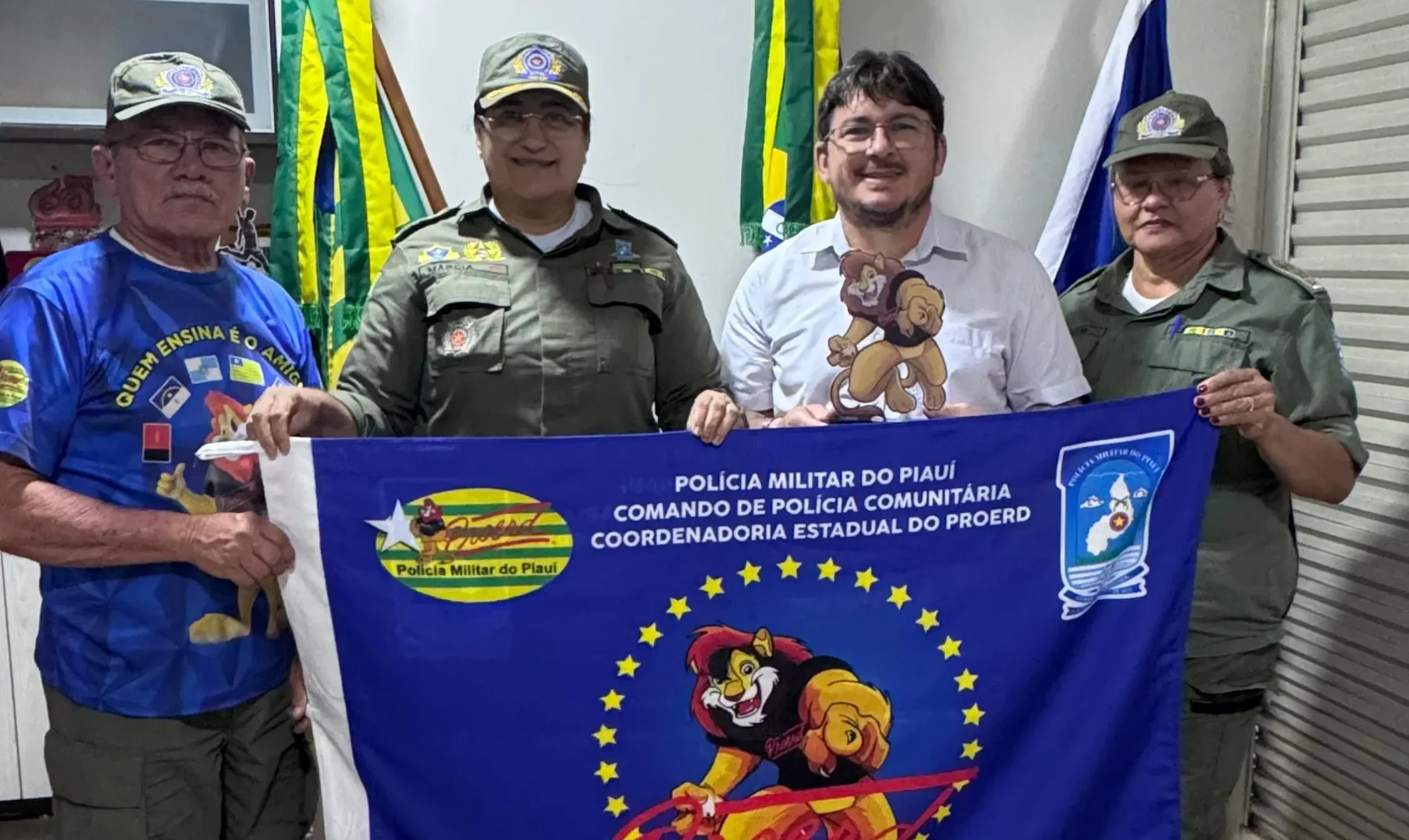 Prefeitura de Ipiranga do Piauí renova parceria e amplia ações do Proerd para escolas e famílias