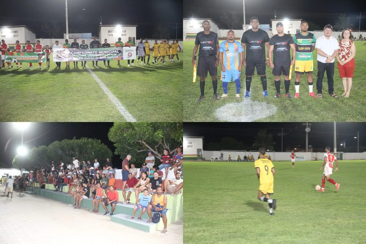 Campeonato Municipal de Futebol 2025 de Ipiranga do Piauí inicia com dois jogos e presença de grande público
