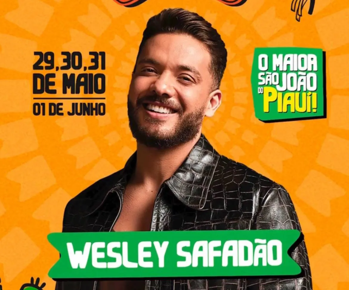 Prefeito Dr. Pablo Santos anuncia Wesley Safadão como atração do Picos Cidade Junina