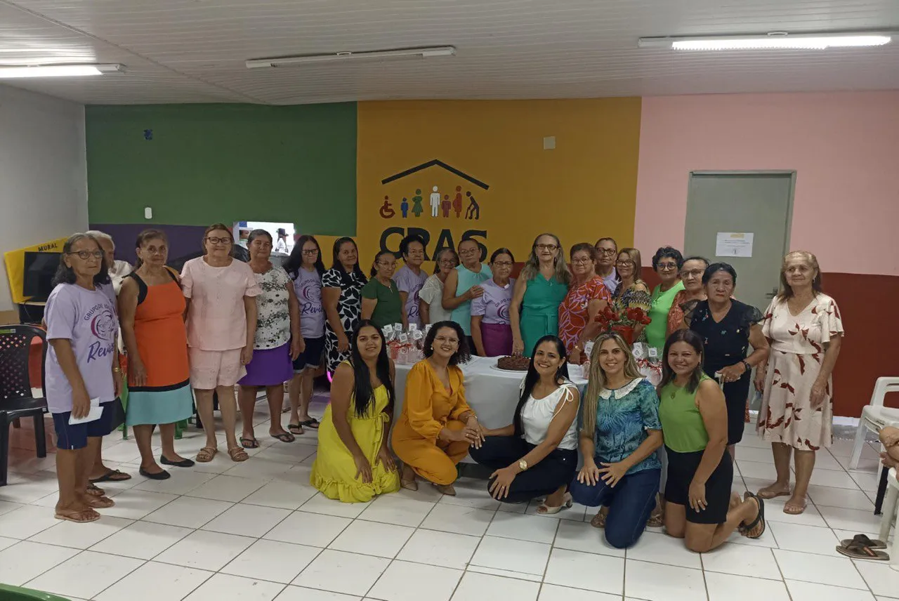 Secretaria de Assistência Social de Santo Antônio de Lisboa realiza comemoração em alusão ao Dia das Mães com o Grupo Reviver