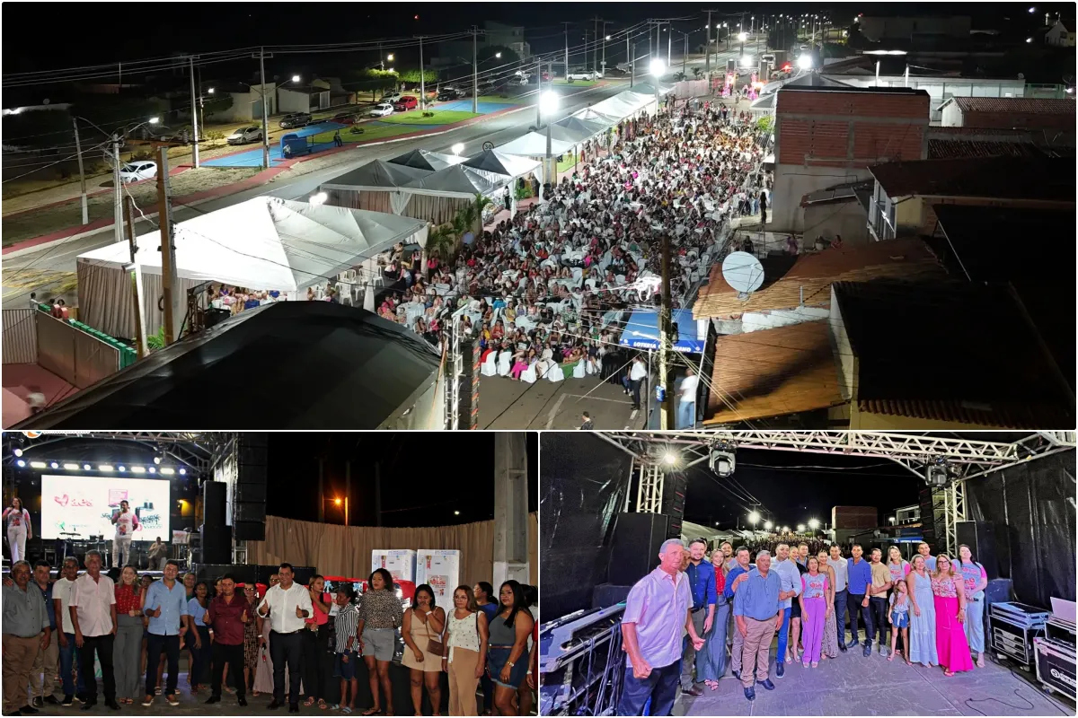 Prefeitura de Geminiano realiza maior festa das mães da história do município e sorteia mais de 400 prêmios