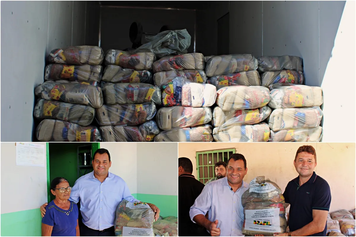 Prefeitura de Geminiano inicia distribuição de 20 toneladas de alimentos para agricultores atingidos pela seca