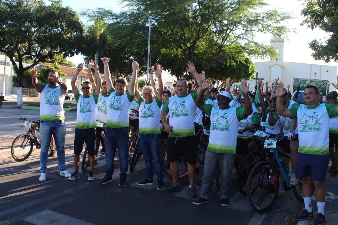 Ipiranga do Piauí inicia Semana do Meio Ambiente com Ecociclismo e ações solidárias