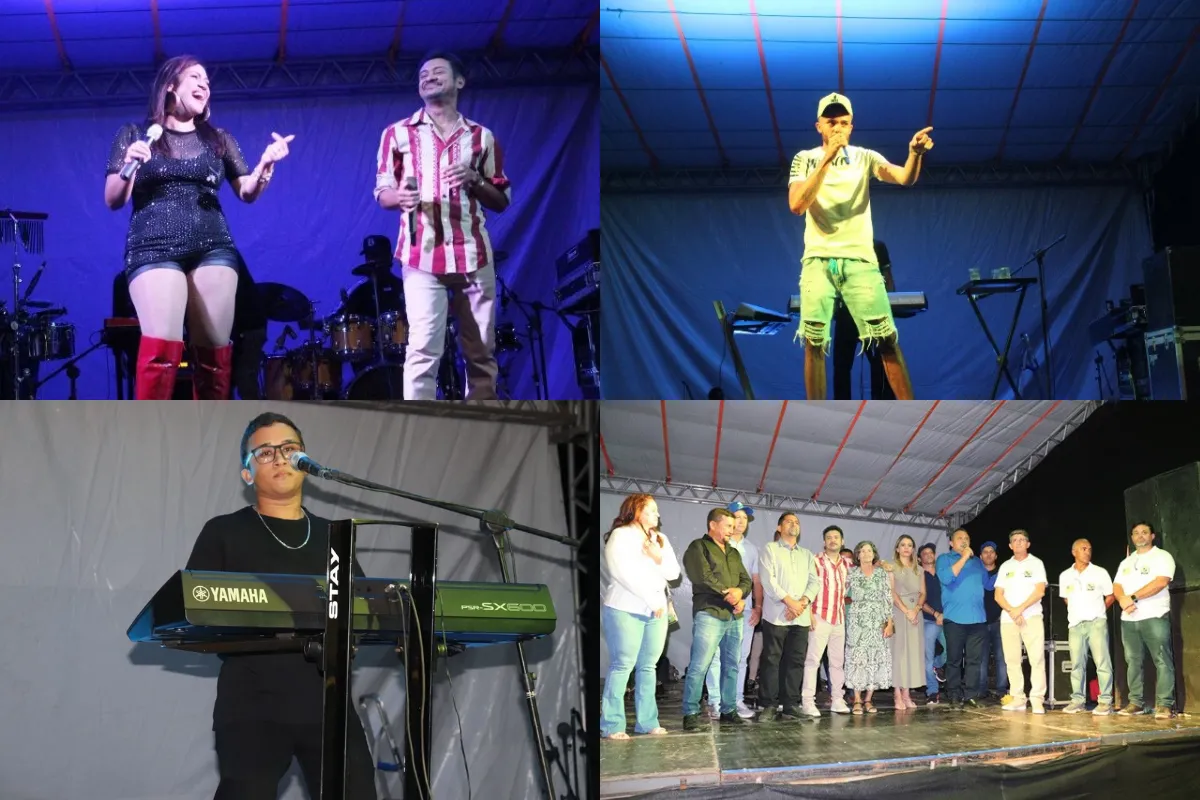 Shows com Érika Diniz, artistas da terra e regional animam aniversário de 71 anos de Itainópolis