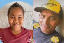 Mirella Silva, de apenas 9 anos e seu avô Lauro Miguel - Foto: Divulgação