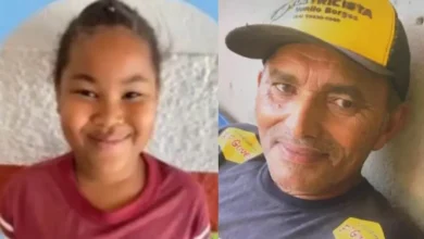 Mirella Silva, de apenas 9 anos e seu avô Lauro Miguel - Foto: Divulgação