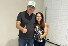 Prefeito Pablo Santos e a vereadora Noêmia Marques - Foto: Divulgação
