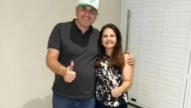 Prefeito Pablo Santos e a vereadora Noêmia Marques - Foto: Divulgação