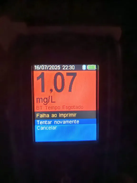 PRF prende motorista por embriaguez ao volante em Ipiranga do Piauí