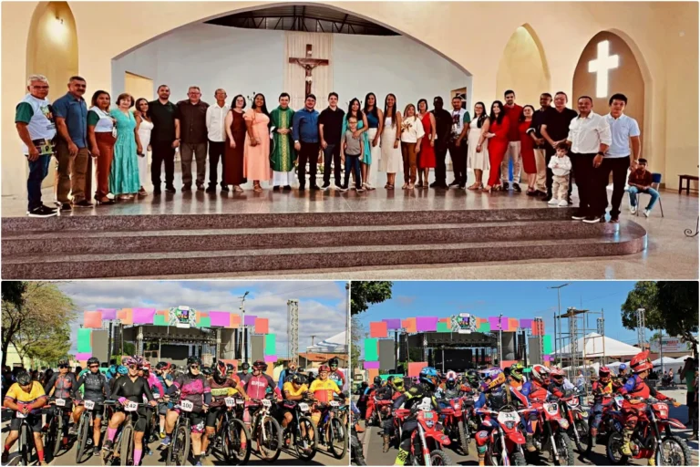 Alvorada festiva, atividades esportivas e missa marcam abertura da 42ª Semana Cultural da Juventude de Ipiranga do Piauí; veja fotos