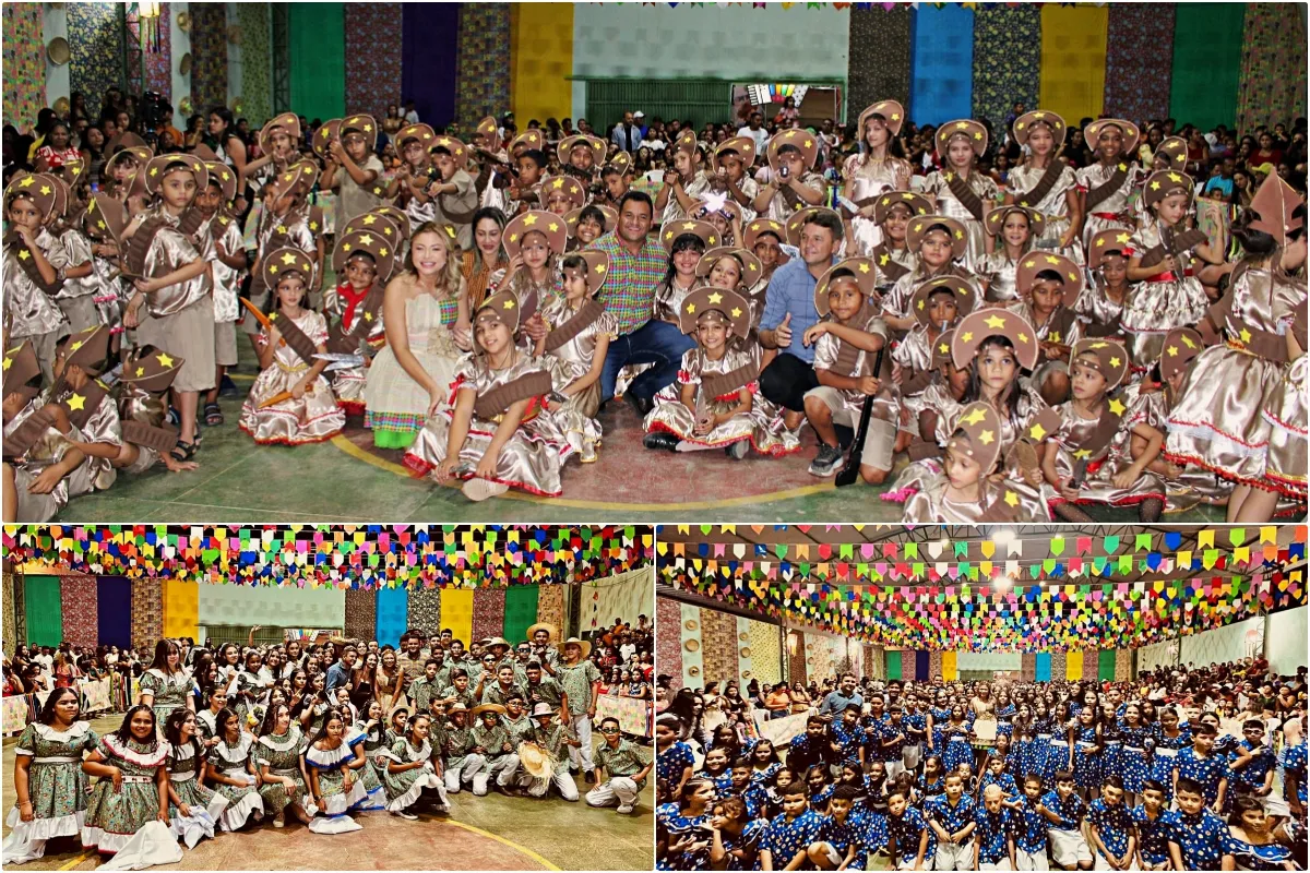 Prefeitura de Geminiano realiza 1º Festival Junino Escolar com a participação de todas as escolas do município