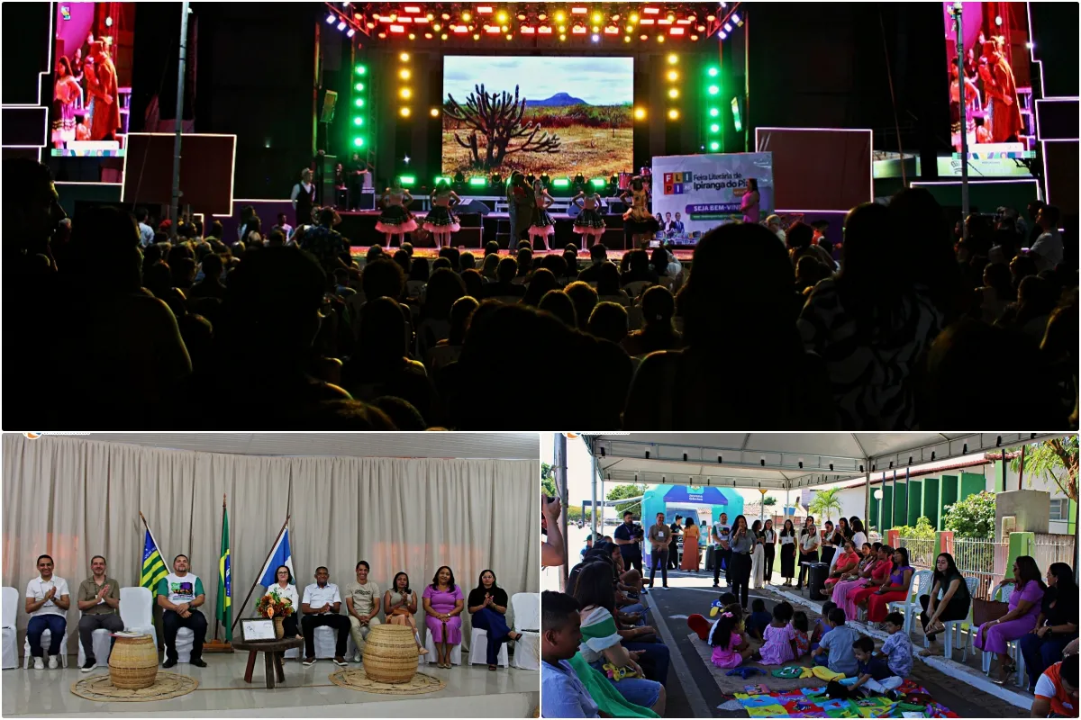 Feira Literária, competições esportivas e espetáculo litero-musical marcam o dia da educação na Semana da Juventude de Ipiranga do Piauí