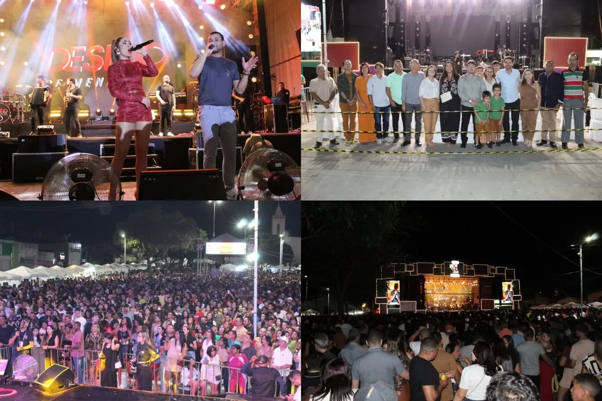 Show de Desejo de Menina e praça lotada marcam encerramento da XLII Semana Cultural da Juventude Ipiranguense