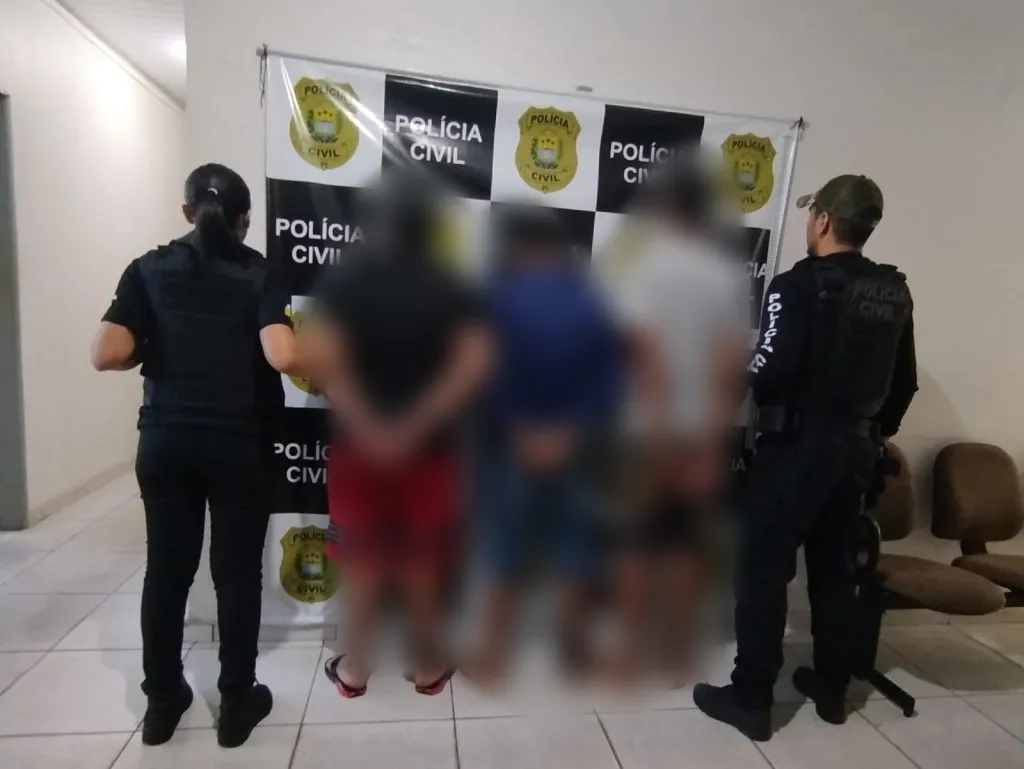 Polícia Civil prende suspeitos de série de roubos em Oeiras
