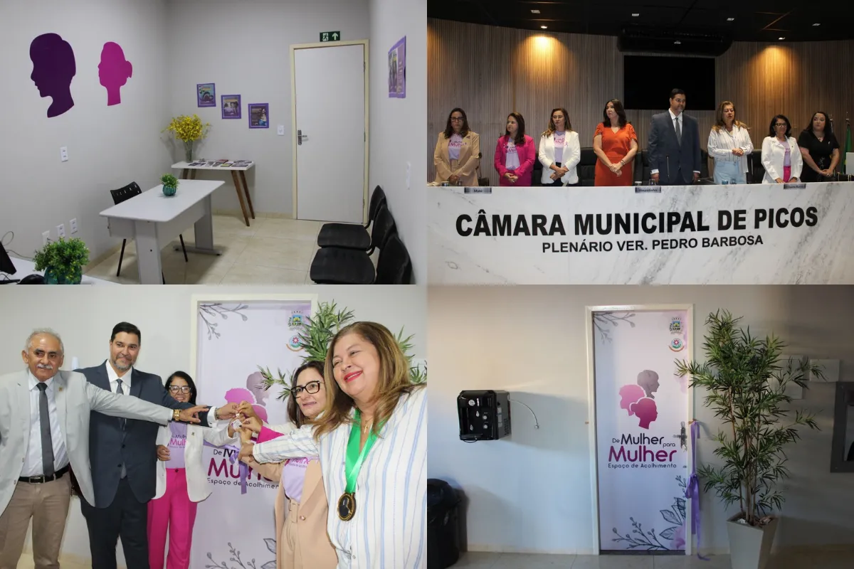 Câmara de Picos inaugura Espaço de Acolhimento “De Mulher para Mulher” em defesa dos direitos femininos