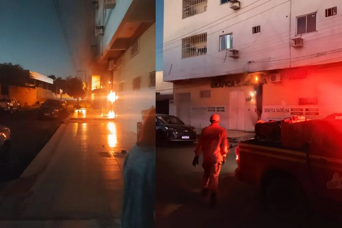 Incêndio em apartamento mobiliza Bombeiros no bairro Catavento