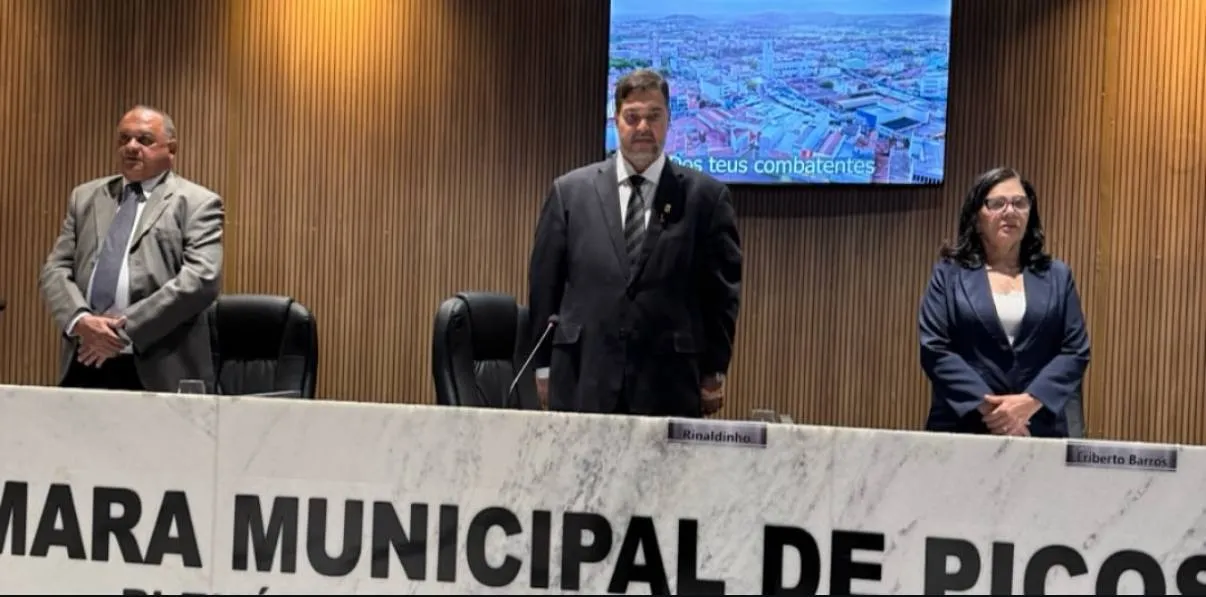 Câmara de Picos realizará sessões solenes em homenagem ao Dia do Advogado e ao Dia do Maçom
