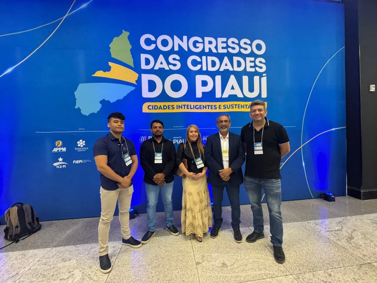 Prefeito Erivaldo Lopes e secretários municipais de Santo Antônio de Lisboa participam do Congresso das Cidades