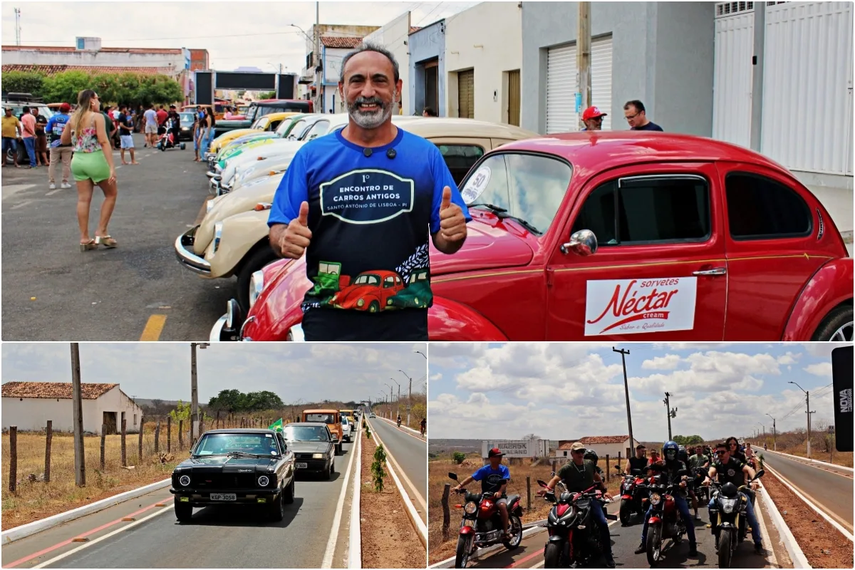 Santo Antônio de Lisboa realiza 1º Festival de Carros Antigos e 1º Bate e Volta Moto Caju Fest durante a XVIII Festa do Caju