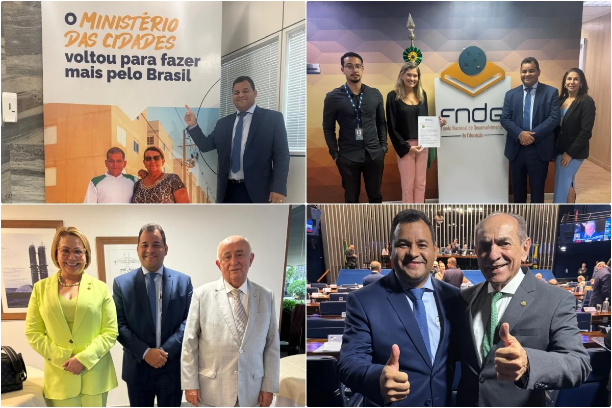 Prefeito Jaillson Campos intensifica busca por recursos e parcerias em Brasília