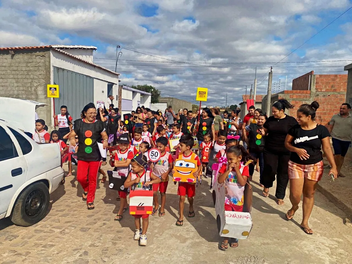 Creche Municipal Daysa Régia realiza projeto sobre educação no trânsito em Santo Antônio de Lisboa