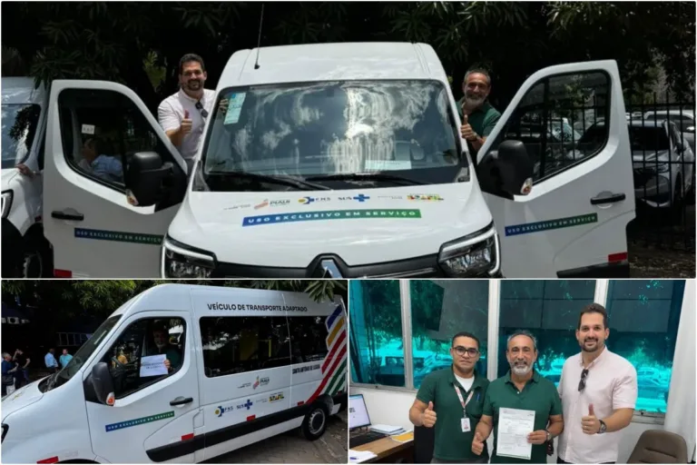 Santo Antônio de Lisboa recebe van adaptada com acessibilidade e reforça a frota da saúde