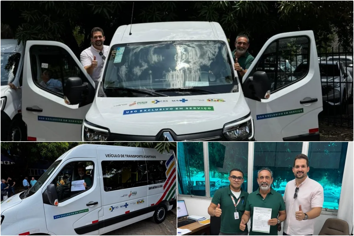 Santo Antônio de Lisboa recebe van adaptada com acessibilidade e reforça a frota da saúde
