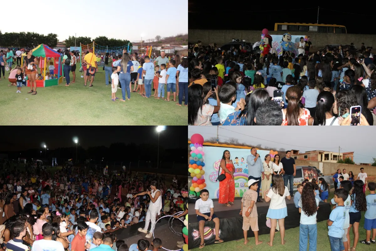 Prefeitura de Itainópolis celebra Dia das Crianças com grande festa e apresentações no Estádio Municipal