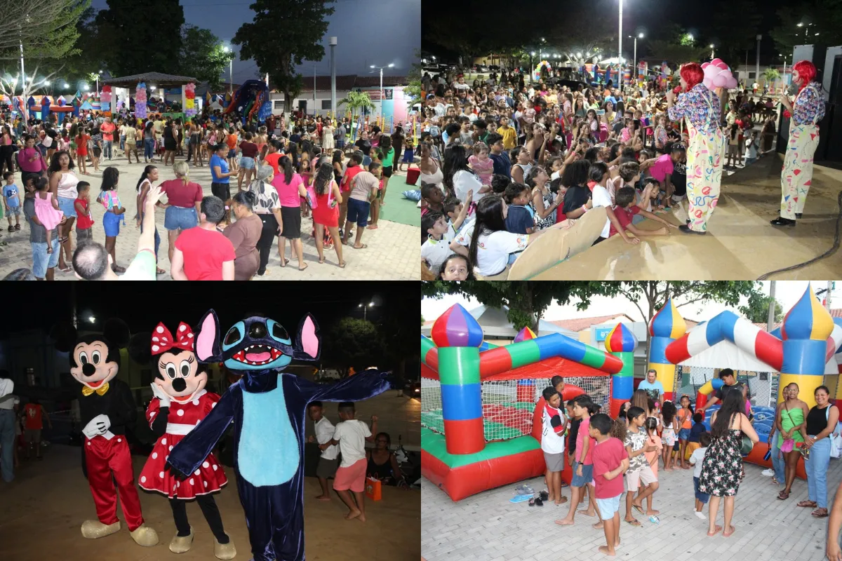 4º Festival “Bom é Ser Criança” encanta o público em Ipiranga do Piauí; veja fotos!
