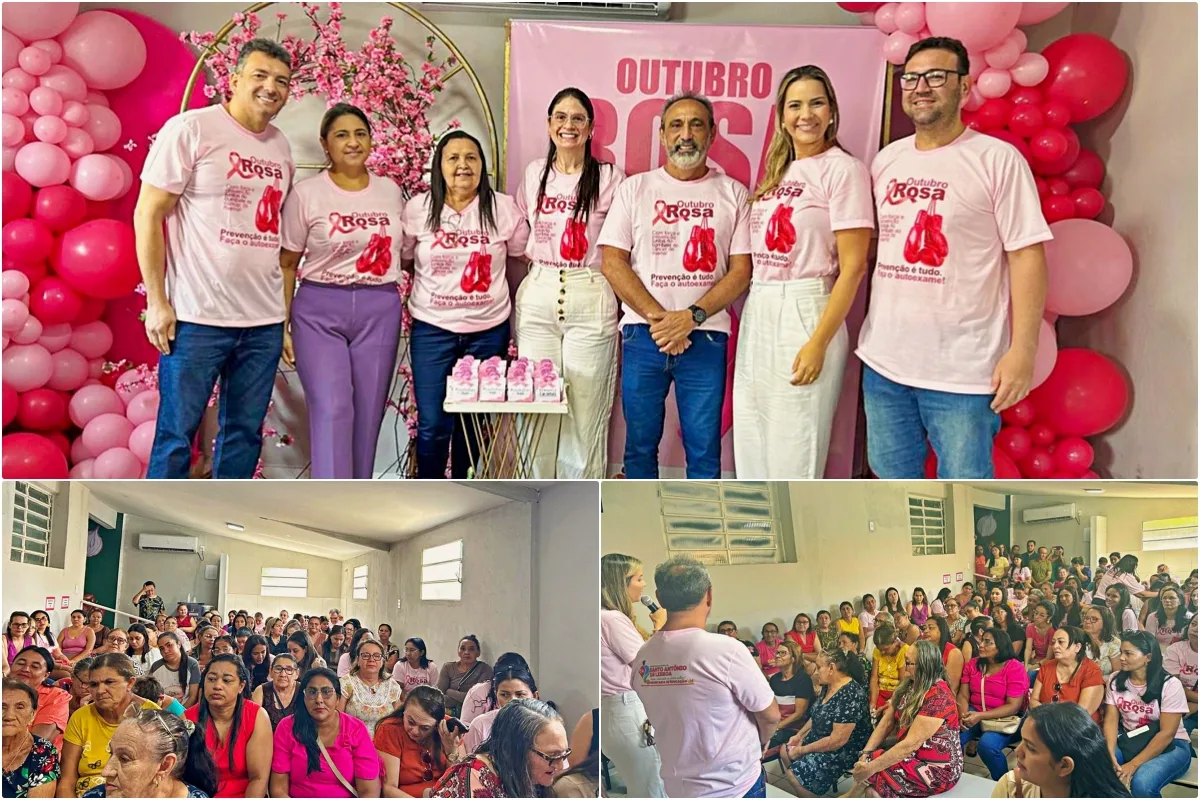 Saúde de Santo Antônio de Lisboa realiza ação em alusão ao Outubro Rosa